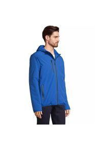 SOL'S - Parka softshell Sol's Falcon Padded. Kolor: niebieski. Materiał: softshell. Sezon: zima #1