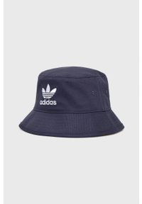 adidas Originals - Adidas Originals kapelusz bawełniany kolor granatowy bawełniany. Kolor: niebieski. Materiał: bawełna