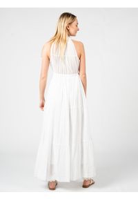 Pinko Sukienka "Armatore" | 102934 A1M3 | Kobieta | Biały. Kolor: biały. Materiał: bawełna. Sezon: lato. Styl: elegancki. Długość: maxi #4