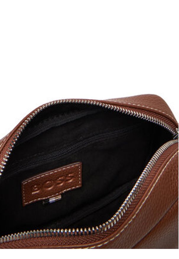 BOSS Torebka 50547969 Brązowy. Kolor: brązowy. Materiał: skórzane