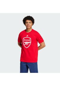 Adidas - Koszulka Arsenal DNA Graphic. Kolor: czerwony. Materiał: dzianina. Sport: piłka nożna