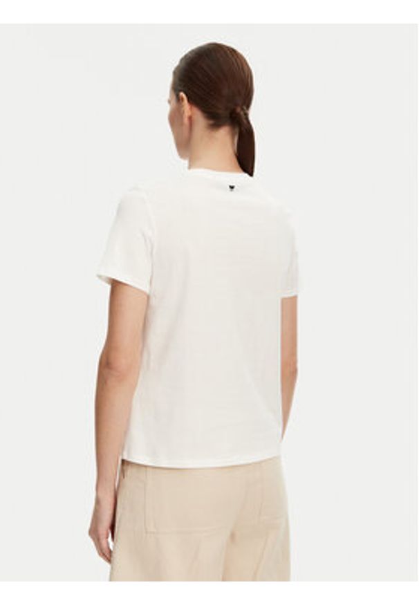 Weekend Max Mara T-Shirt Teiera 2515971052 Biały Regular Fit. Kolor: biały. Materiał: bawełna