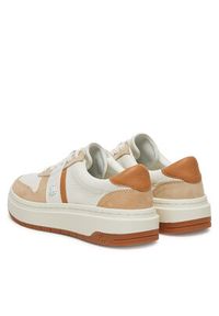 Lauren Ralph Lauren - LAUREN RALPH LAUREN Sneakersy 802967037001 Biały. Kolor: biały. Materiał: skóra