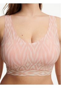 Chantelle Biustonosz top Soft Stretch C11D10 Różowy. Kolor: różowy. Materiał: syntetyk #7