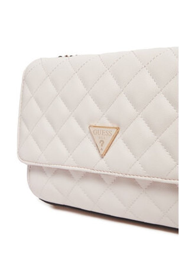 Guess Torebka HWEQG9 50921 Biały. Kolor: biały. Materiał: skórzane