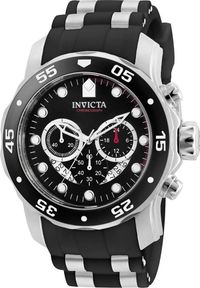 Zegarek Invicta Zegarek marki Invicta model 697 kolor Czarny. Akcesoria męski. Sezon: Cały rok NoSize. Kolor: czarny #1