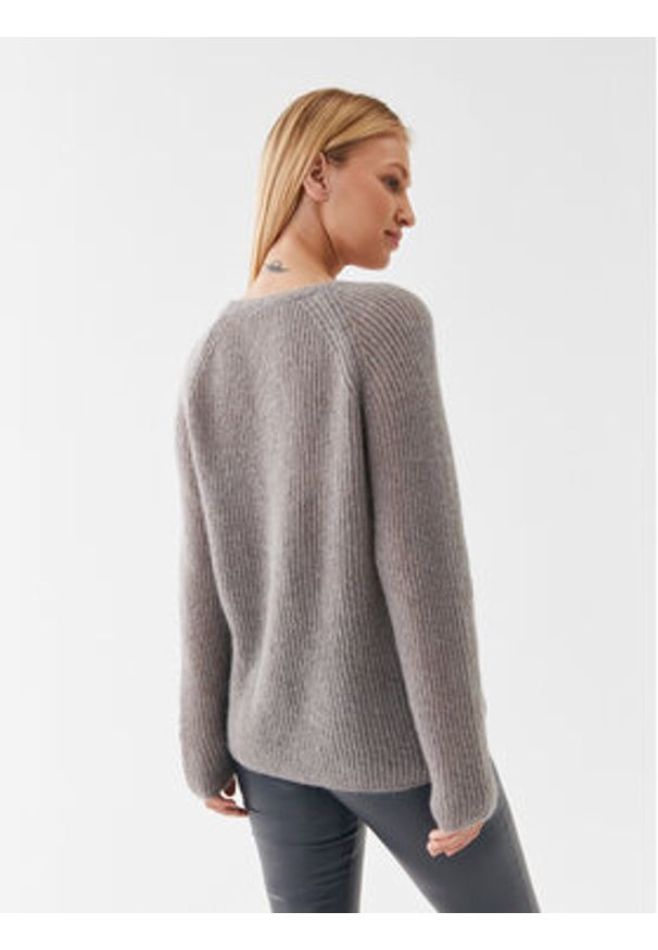 Max Mara Leisure Sweter Waser 23336608 Szary Regular Fit. Kolor: szary. Materiał: syntetyk