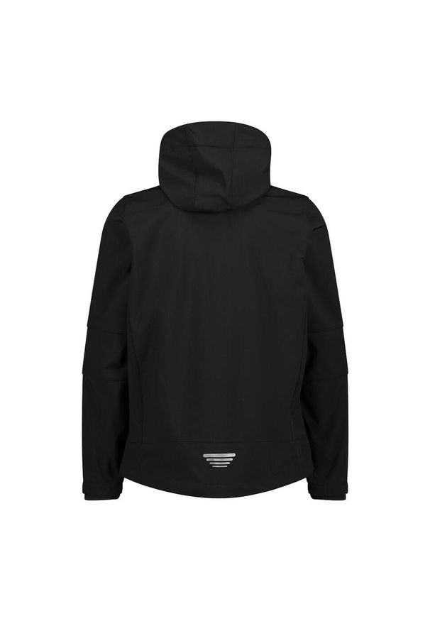 Kurtka softshell męska CMP. Kolor: czarny. Materiał: softshell. Sport: turystyka piesza