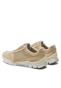 Geox Sneakersy D Suke B D02F2B 00022 C6738 Beżowy. Kolor: beżowy. Materiał: zamsz, skóra #4