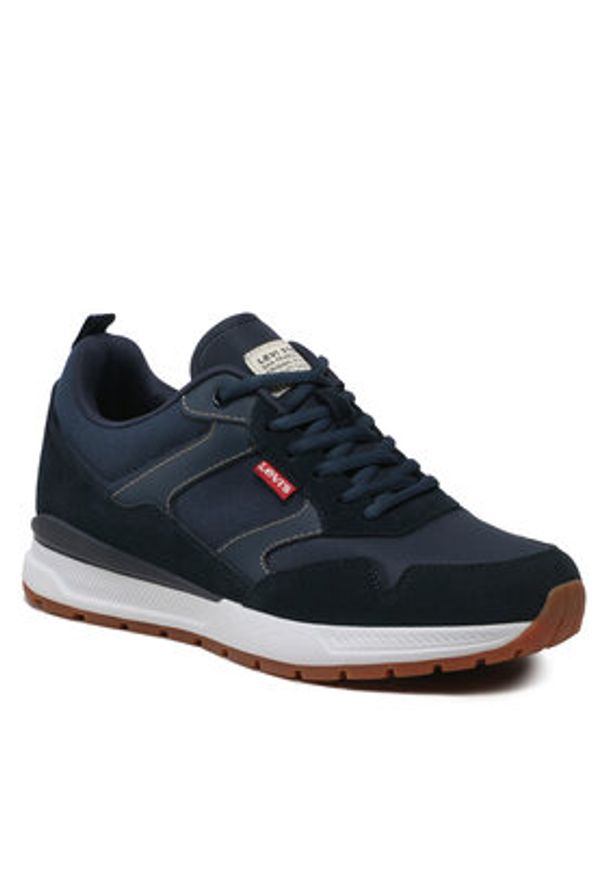 Levi's® Sneakersy Levi's Oats Refresh Granatowy. Kolor: niebieski. Materiał: zamsz, skóra