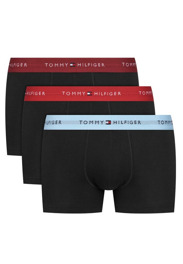 TOMMY HILFIGER - Tommy Hilfiger Komplet 3 par bokserek UM0UM02763 Czarny. Kolor: czarny. Materiał: bawełna