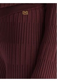 Marciano Guess Spodnie materiałowe 5YGB29 5881Z Bordowy Regular Fit. Kolor: czerwony. Materiał: wiskoza #4