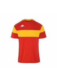 Jersey Kappa Dareto. Kolor: wielokolorowy, żółty, czerwony. Materiał: jersey. Sport: piłka nożna #1