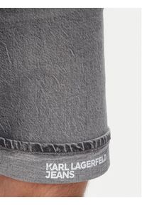 Karl Lagerfeld Jeans Szorty jeansowe A2M10082 Szary Slim Fit. Kolor: szary. Materiał: bawełna #3