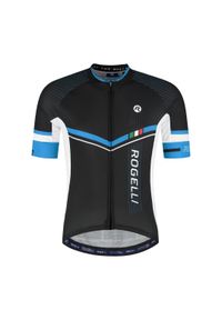 ROGELLI - Koszulka rowerowa męska Rogelli GARA MOSTRO II. Kolor: niebieski, czarny, wielokolorowy. Materiał: materiał. Sport: kolarstwo