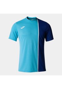 Koszulka tenisowa męska z krótkim rękawem Joma Smash Short Sleeve. Kolor: niebieski, wielokolorowy, turkusowy. Długość rękawa: krótki rękaw. Długość: krótkie. Sport: tenis #1