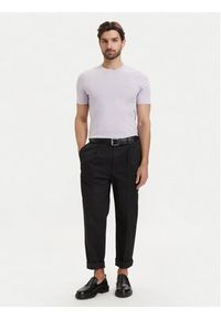 BOSS T-Shirt Thompson 01 50468347 Fioletowy jasny Regular Fit. Kolor: fioletowy. Materiał: bawełna #5