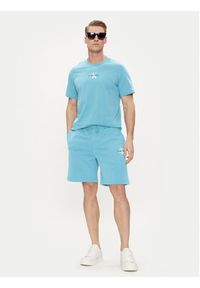 Calvin Klein Jeans T-Shirt J30J323483 Niebieski Regular Fit. Kolor: niebieski. Materiał: bawełna #5
