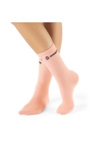 MOONHOLI - Skarpetki do jogi Moonholi Ideal Grip z naturalnej bawełny. Kolor: pomarańczowy. Materiał: bawełna. Sport: joga i pilates
