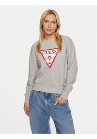 Guess Bluza W2YQ16 KBA11 Szary Regular Fit. Kolor: szary. Materiał: bawełna