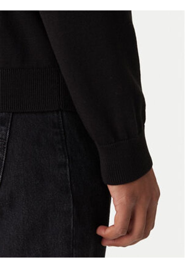 Jack & Jones Sweter Holiday 12287994 Czarny Relaxed Fit. Kolor: czarny. Materiał: bawełna