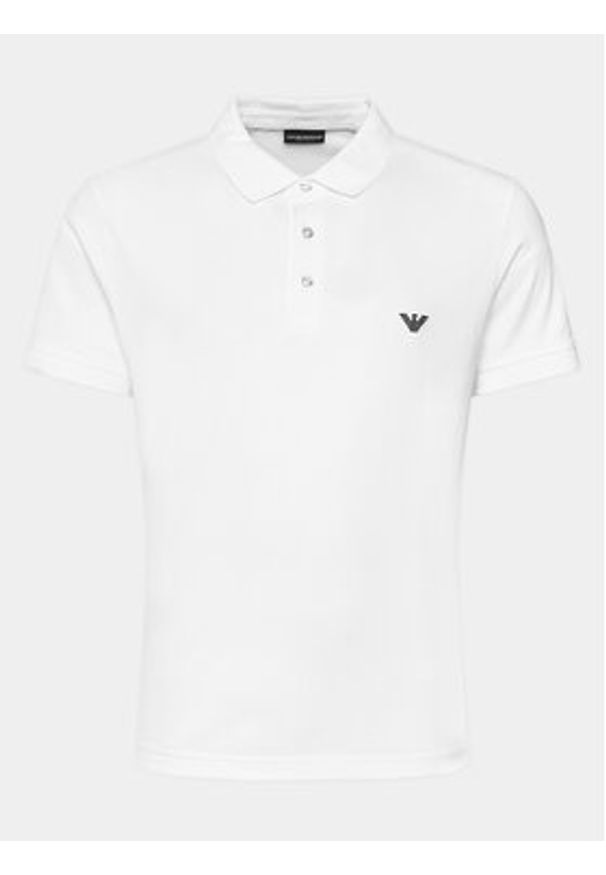 Emporio Armani Underwear Polo 211804 4R461 00010 Biały Regular Fit. Typ kołnierza: polo. Kolor: biały. Materiał: bawełna