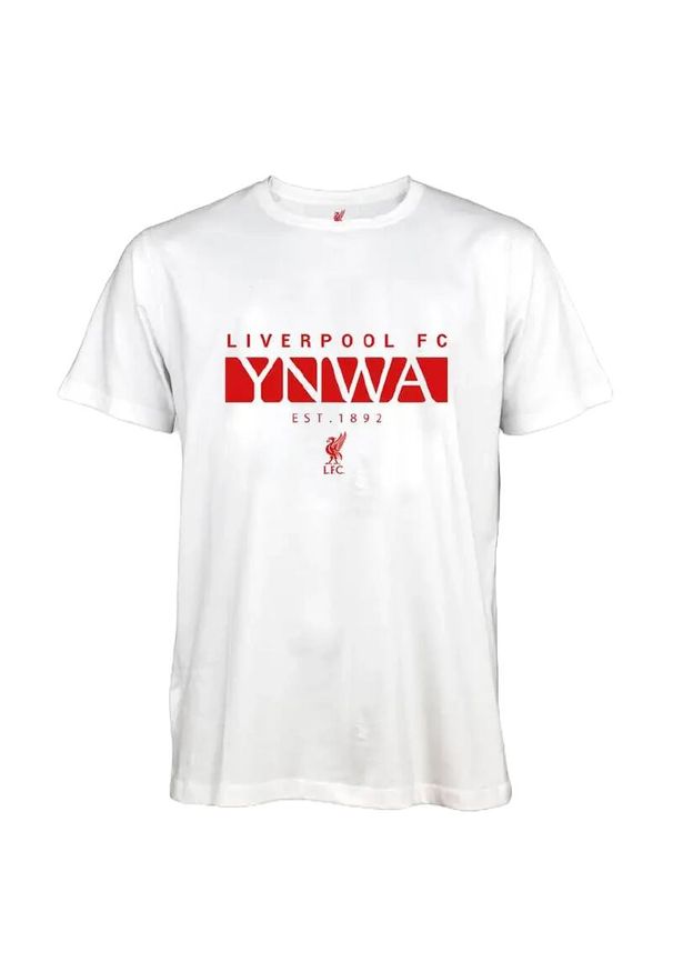 FC Barcelona - Minimalistyczna koszulka Liverpoolu - 2XL. Kolor: czerwony, biały, wielokolorowy. Sport: piłka nożna