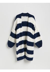 Reserved - Długi kardigan - wielobarwny. Materiał: dzianina. Długość: długie