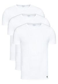 Polo Ralph Lauren Komplet 3 t-shirtów Classic Crew 714830304003 Biały Regular Fit. Typ kołnierza: polo. Kolor: biały. Materiał: bawełna