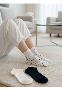 Sinsay - Zestaw krótkich skarpetek 3 pack - wielobarwny #1