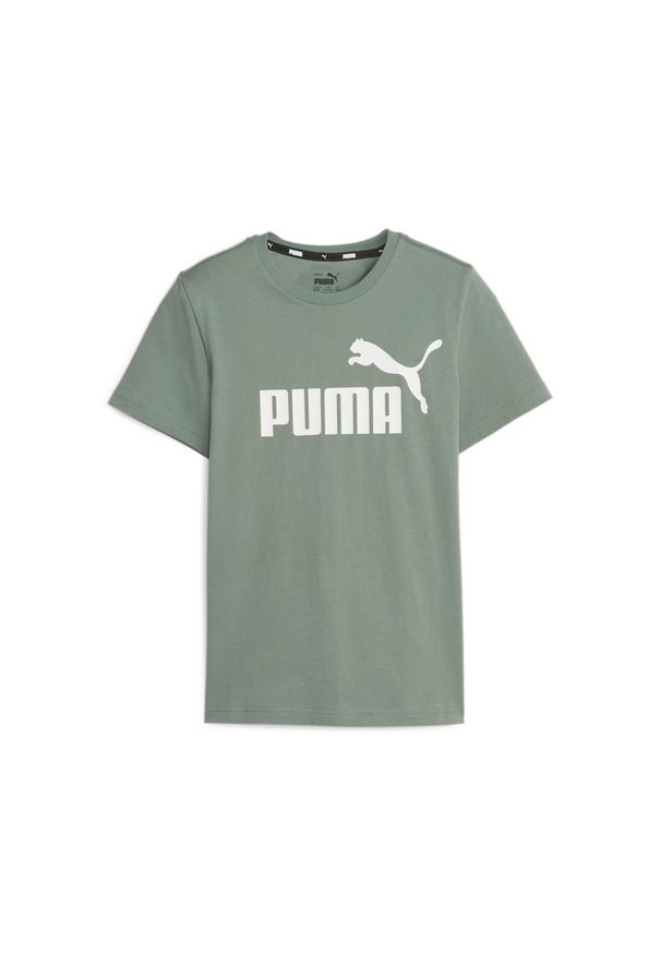 Podkoszulek Puma Essentials Logo, Dzieci. Kolor: biały, zielony, wielokolorowy