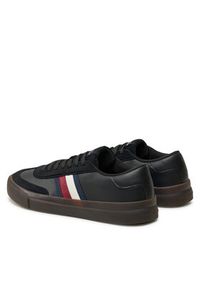 TOMMY HILFIGER - Tommy Hilfiger Sneakersy Cupset Terrace FM0FM05209 Czarny. Kolor: czarny. Materiał: skóra #4