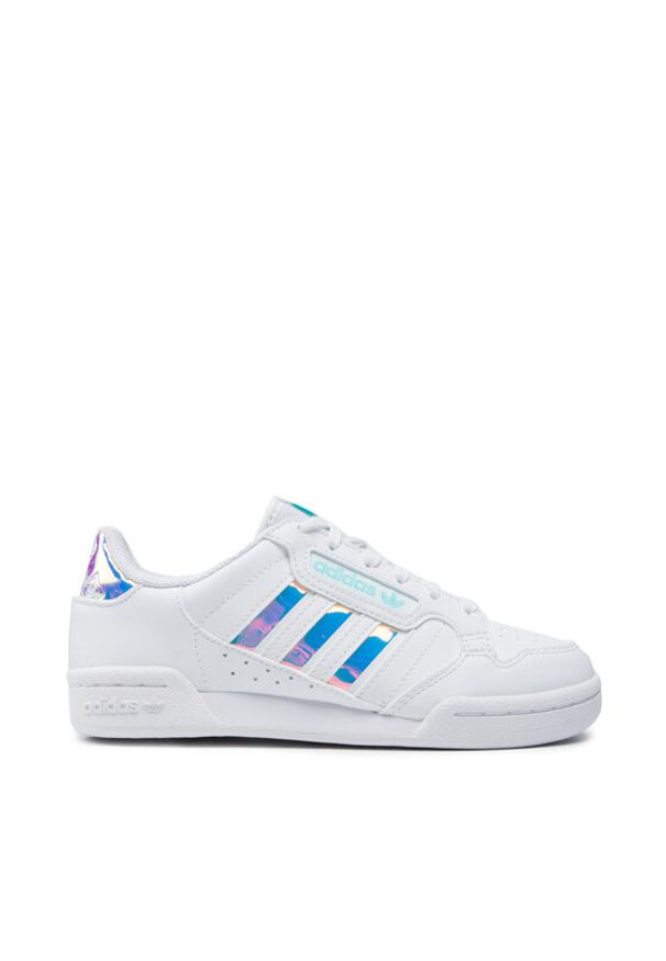 Adidas - adidas Sneakersy Continental 80 Stripes J GZ3255 Biały. Kolor: biały. Materiał: skóra