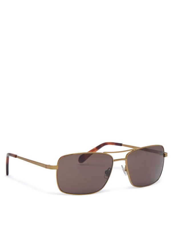 Fossil Okulary przeciwsłoneczne 3161/G/S 207347 Złoty. Kolor: złoty