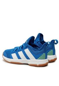 Adidas - adidas Buty halowe Stabil Indoor IG1034 Niebieski. Kolor: niebieski. Materiał: materiał #3