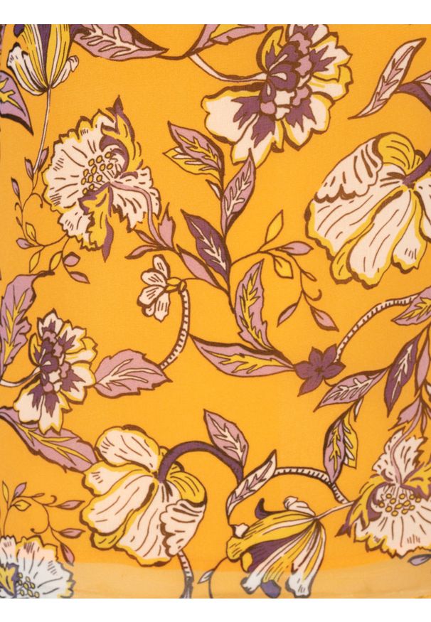 Patrizia Pepe Bluzka | DC1072/A307 | Kobieta | Pomarańczowy, Fioletowy. Okazja: na co dzień. Kolor: wielokolorowy, fioletowy, pomarańczowy. Materiał: poliester. Wzór: aplikacja. Sezon: lato. Styl: casual, elegancki