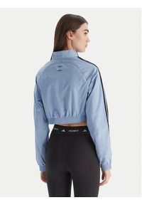 Adidas - adidas Bluza Teamgeist adicolor JZ8277 Błękitny Slim Fit. Kolor: niebieski. Materiał: syntetyk #3