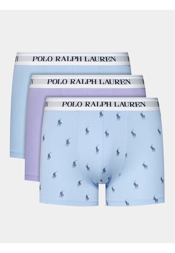 Polo Ralph Lauren Komplet 3 par bokserek 714830299085 Kolorowy. Materiał: bawełna. Wzór: kolorowy