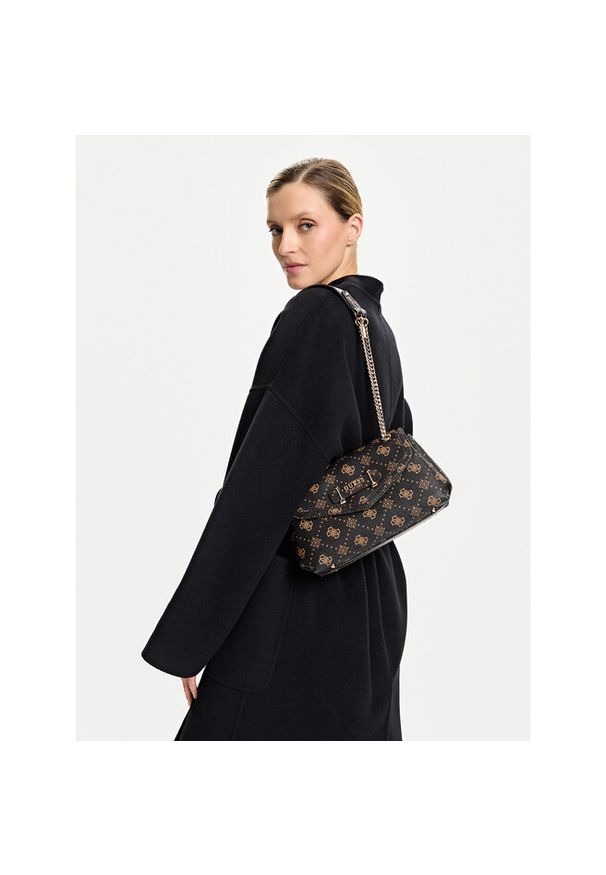 Torebka Guess. Kolor: brązowy