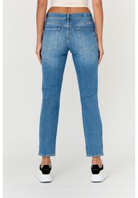7 FOR ALL MANKIND Błękitne jeansy damskie RELAXED SKINNY, Rozmiar 28. Kolor: niebieski #7