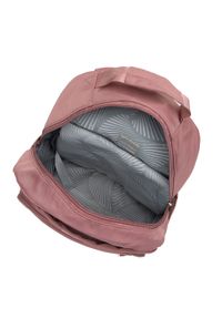 Wittchen - Damski plecak z nylonu z nitami. Kolor: różowy. Materiał: nylon. Wzór: kwiaty. Styl: klasyczny, elegancki #3