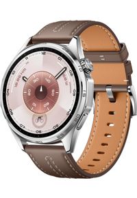 HUAWEI - Smartwatch Huawei Watch GT6 46mm Classic Brązowy (Atum-B19L). Rodzaj zegarka: smartwatch. Kolor: brązowy