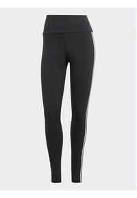 Adidas - adidas Legginsy 3-Stripes IP2968 Czarny Slim Fit. Kolor: czarny. Materiał: bawełna #6