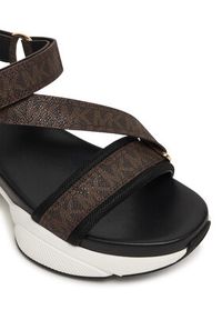 MICHAEL Michael Kors Sandały Bowie Sandal 43S6BWFA1B Brązowy. Kolor: brązowy. Materiał: skóra #4