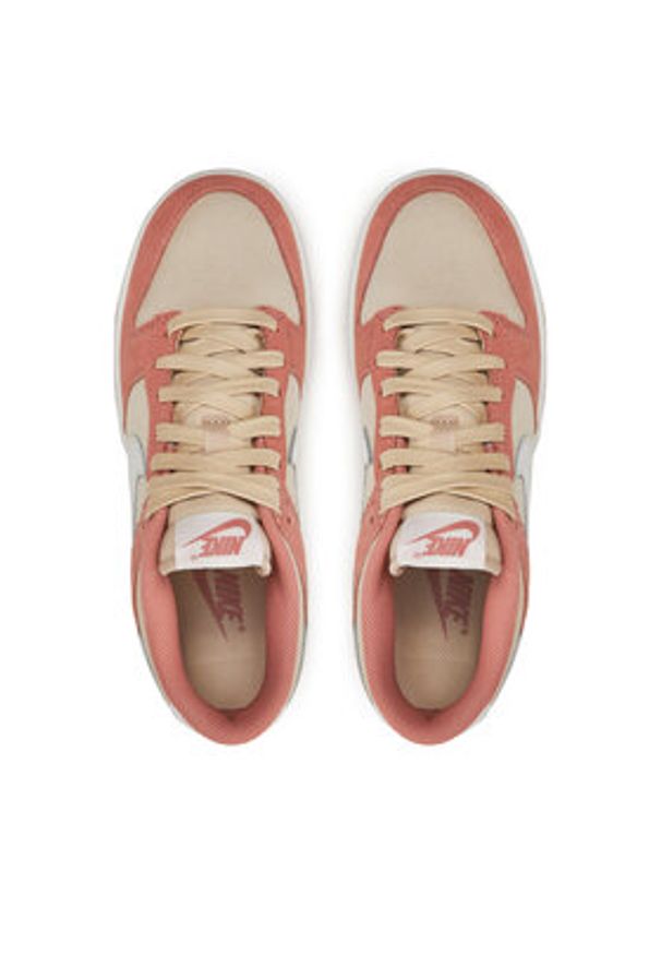 Nike Sneakersy Dunk Low Retro FB8895 601 Beżowy. Kolor: beżowy. Materiał: skóra, zamsz
