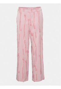 Karen by Simonsen Spodnie materiałowe Masha 10104778 Różowy Relaxed Fit. Kolor: różowy. Materiał: syntetyk #7