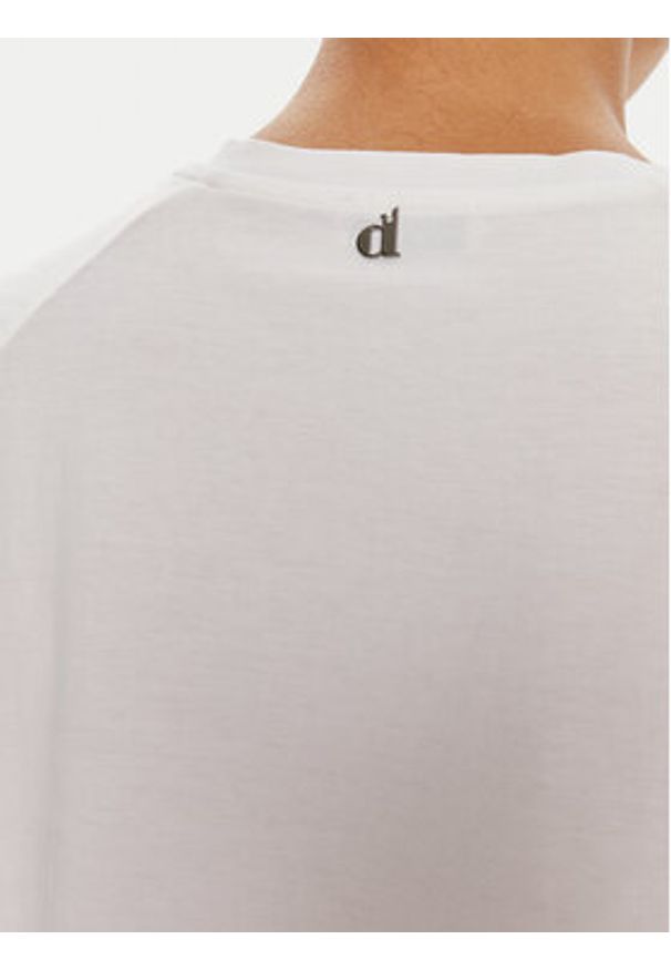 Dixie T-Shirt T924J014 Biały Regular Fit. Kolor: biały. Materiał: bawełna