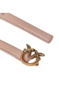 Pinko Pasek na talię Love Berry H1 Belt PE 24 PLT01 102148 A0F1 Różowy. Kolor: różowy. Materiał: skóra