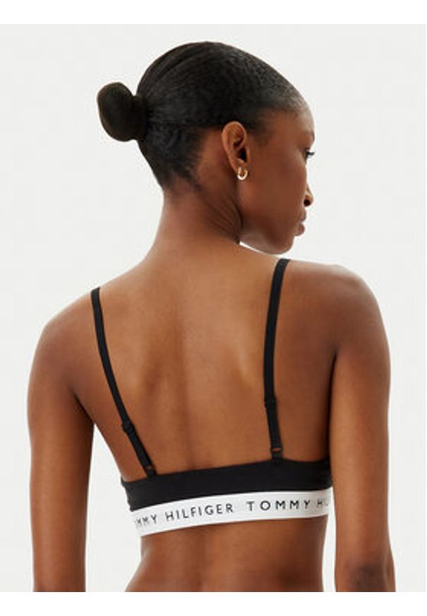 TOMMY HILFIGER - Tommy Hilfiger Biustonosz braletka UW0UW05715 Czarny. Kolor: czarny. Materiał: bawełna