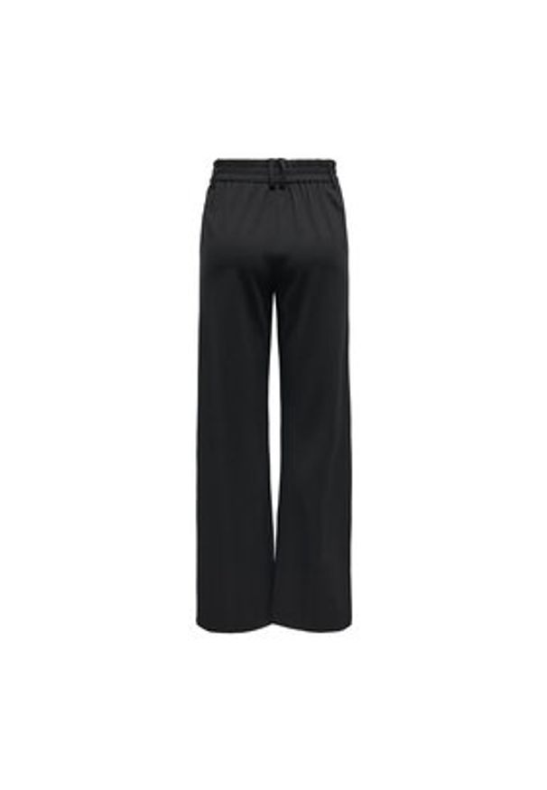 only - ONLY Spodnie materiałowe Poptrash 15341829 Czarny Straight Fit. Kolor: czarny. Materiał: syntetyk